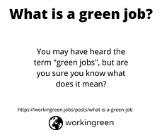 What Is a Green Job?